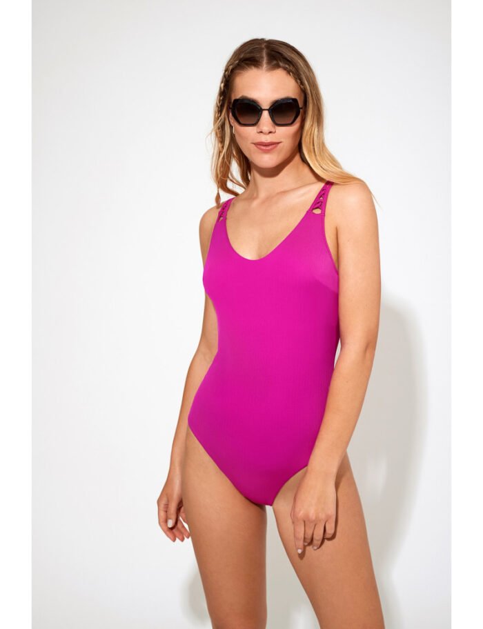 MAILLOT 1 PIECE FUSCHIA