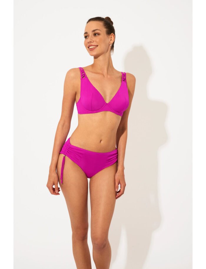 BAS BIKINI HAUT FUSCHIA